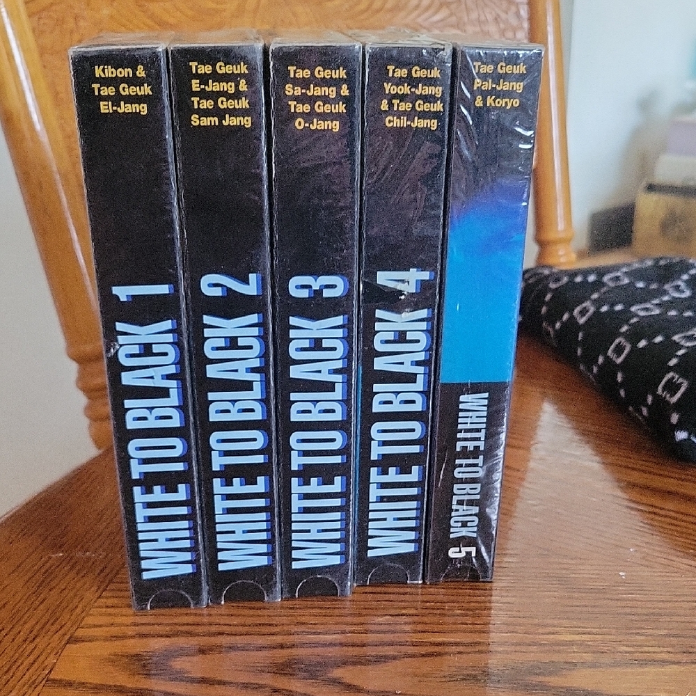 White to Black Martial Arts VHS Set Brand New